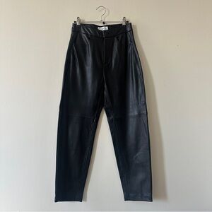 MNG faux leather pants